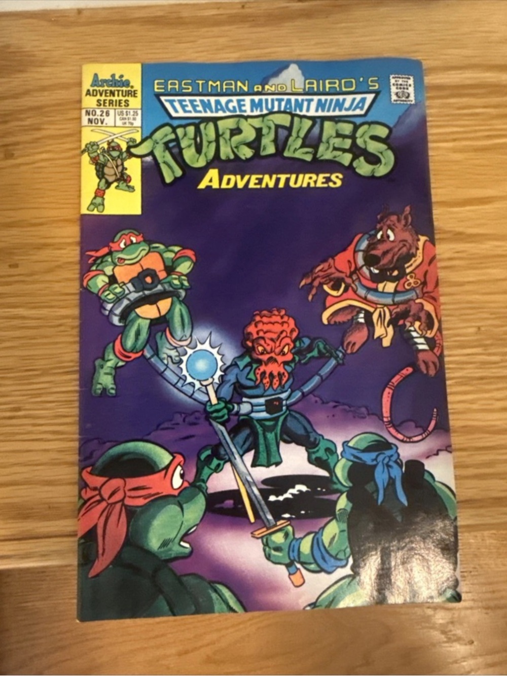 Adventures Comic Teenage Mutant Ninja Turtles Comic Issue #26